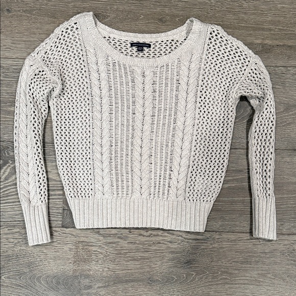 American Eagle Outfitters Sweaters - American Eagle Outfitters Cream Knit Sweater